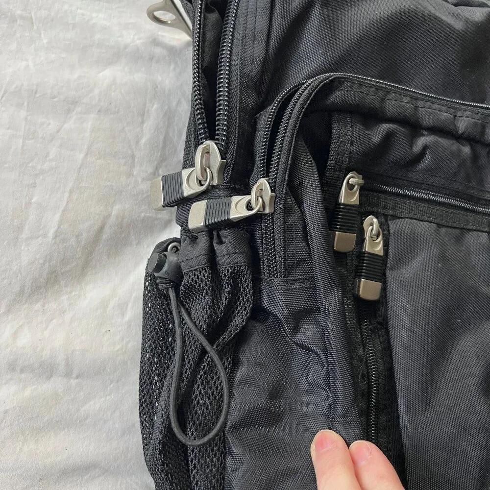 Heritage Laptop Backpack in Black
